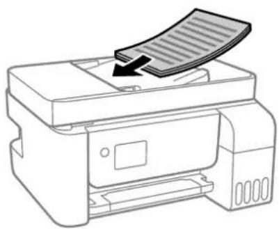 EPSON EcoTank ET-4700 - Anbringelse af originaler på ADF'en - 2