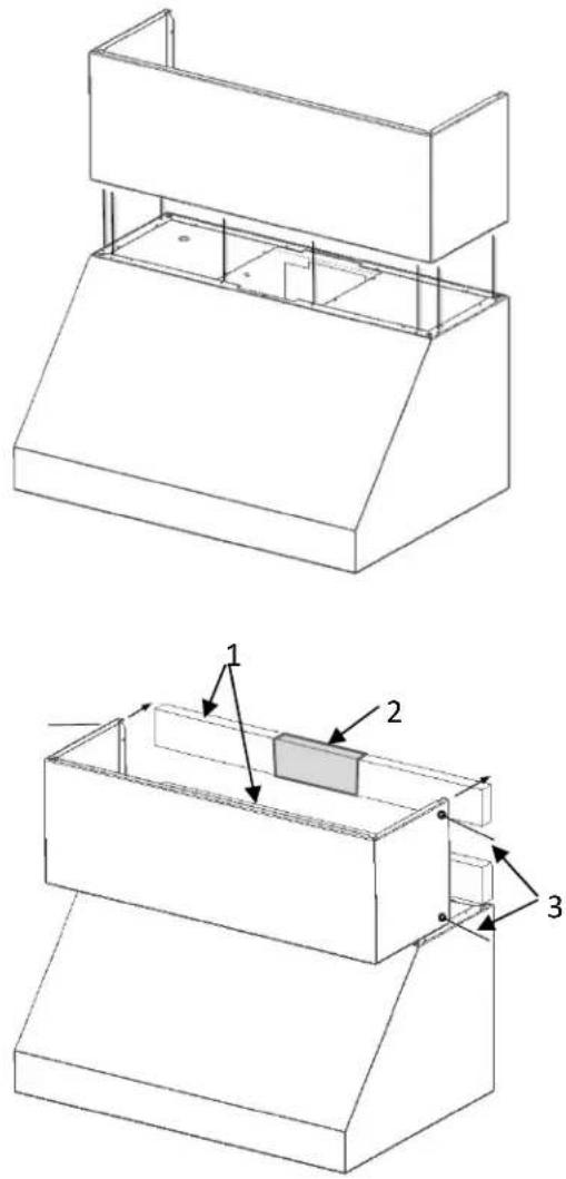 BlueStar PL054ML - Installing a Telescopic Duct Cover - 1