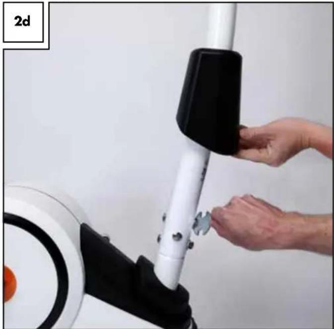 CRIVIT IAN 92561 - Assembling the handlebar post - 4