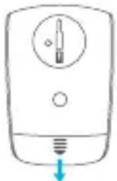 EZVIZ T1 - Trin 1 Installation af batteriet - 1