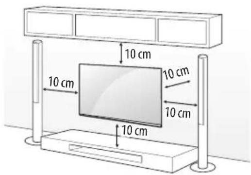 LG OLED 55B9SLA - Montering på væggen - 1