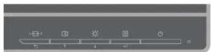 LENOVO ThinkVision T23i-20 - 顯示器控制鍵 - 1