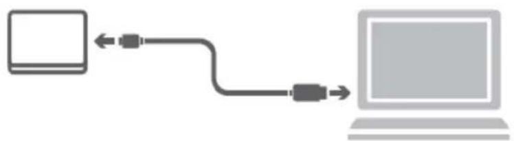 TOSHIBA Canvio Flex - Kople stasjonen til datamaskinen - 1