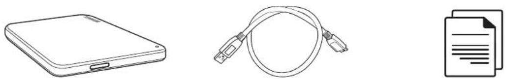 TOSHIBA Canvio Flex - 'Ελεγχος των εξαρτημάτων - 1