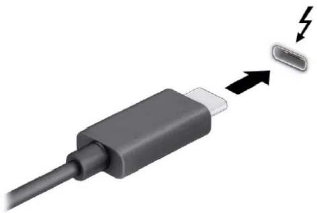 HP Elitebook 850 G7 - Tilslutning af en Thunderbolt-enhed med et USB-kabel Type-C (kun udvalgte produkter) - 2