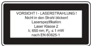 EINHELL TC-SM 2531/2 U - Laseria koskevat erikoisohjeet - 1