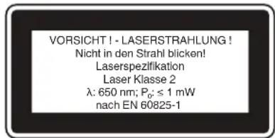 EINHELL TC-SM 2531/2 U - Специальные указания по использованию лазера - 1