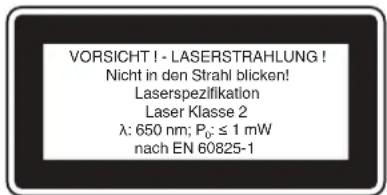 EINHELL TC-SM 2531/2 U - Indicații speciale pentru laser - 1