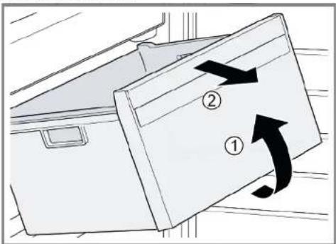 BOSCH KIS87ADD0 - Pakastelokeron poistaminen - 1