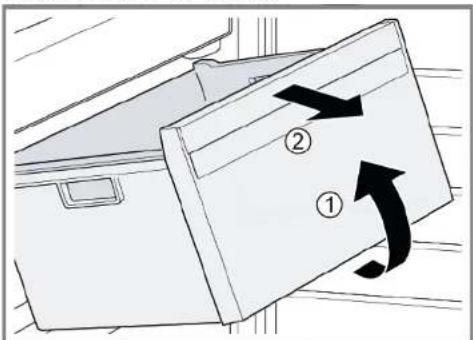 BOSCH KIS87ADD0 - Demontering av beholder for frysevarer - 1