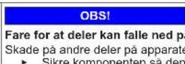 NEFF GS7363IEP - Utskiftning av øvre dørhengsel (dør med display) - 8