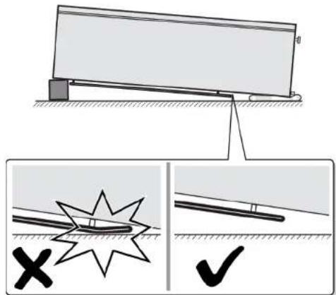 Diagram illustrating safety inspection steps with labeled icons and checkmark indicators