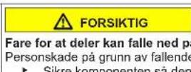 NEFF GS7363IEP - Utskiftning av nedre dørhengsel - 8