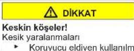 NEFF GS7363IEP - Kapının üst menteşesinin değiştirilmesi (göstergeli kapı) - 4