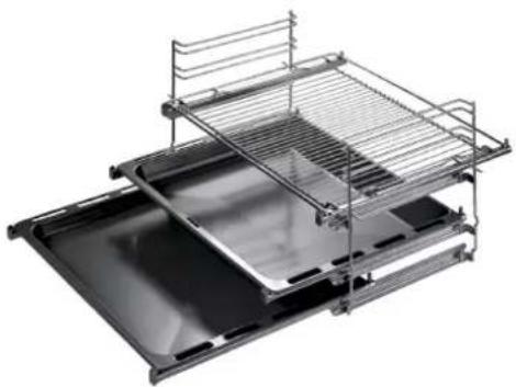 BOSCH HEZ438301 - Teleskopudtræk, 3 niveauer, Rustfrit stål HEZ438301 - 1