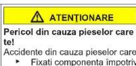 BOSCH KSV36VIEP - Înlocuirea balamalei de sus a uşii (uşă cu afişaj) - 6