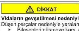 BOSCH KIF86HDD0 - Yassı menteşenin değiştirilmesi - 8