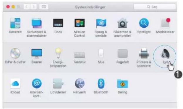 Systemmindstillinger Q Sag Generelt Sirfluebord & skærnskåner Dock Mission Control Sprog & område Sikkemed & anonymitet Spotligst Medceliser Other & dvcher Skarm Energi-besparese Tastatur Mus Pagefait Printers & scannere Lysin iCloud Internet-kontl Udvidelser Networks Bluetooth Deling