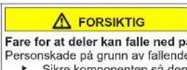 BOSCH GSN36VIFP - Utskiftning av øvre dørhengsel (dør med display) - 6