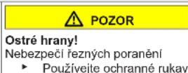 BOSCH GSN36VIFP - Výměna horního závěsu dvířek - 4