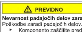 BOSCH GSN36VIFP - Zamenjava zgornjega tečaja vrat - 8