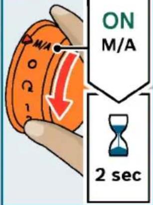 ON M/A 2 sec