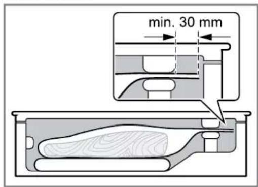 min. 30 mm