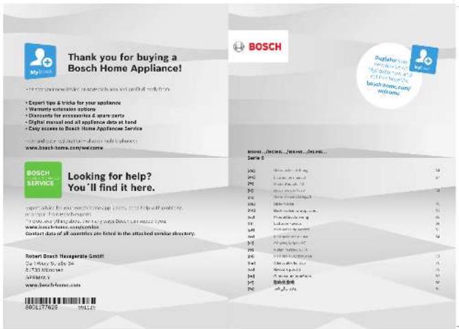 Thank you for buying a Bosch Home Appliance! BOSCH App purchase www.boschhome.com BOSCH SERVICE Looking for help? You'll find it here. Robert Bosch, Hezgeräte GmbH Dr. Monay 5th Ave 24 A.7301 WOENWICH S.P.M.62 www.boschhome.com BOSCH SERVICES 100 101 102 103 104 105 106 107 108 109 110 111 112 113 114 115 116 117 118 119 120 121 122 123 124 125 126 127 128 129 130 131 132 133 134 135 136 137 138 139 140 141 142 143 144 145 146 147 148 149 150 151 152 153 154 155 156 157 158 159 160 161 162 163 164 165 166 167 168 169 170 171 172 173 174 175 176 177 178 179 180 181 182 183 184 185 186 187 188 189 190 191 192 193 194 195 196 197 198 199 200