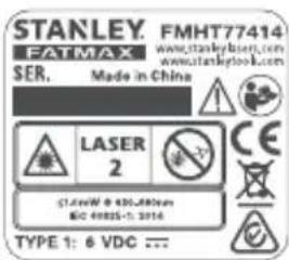 STANLEY FMHT1-77414 - Varovné štítky - 2