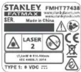 STANLEY FMHT1-77414 - Varningsetiketter - 3