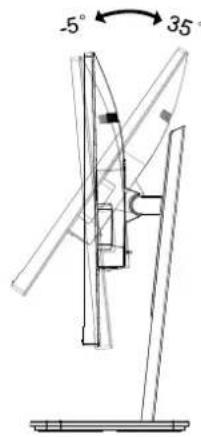 AOC Q24P2Q - Justering af synsvinklen - 1