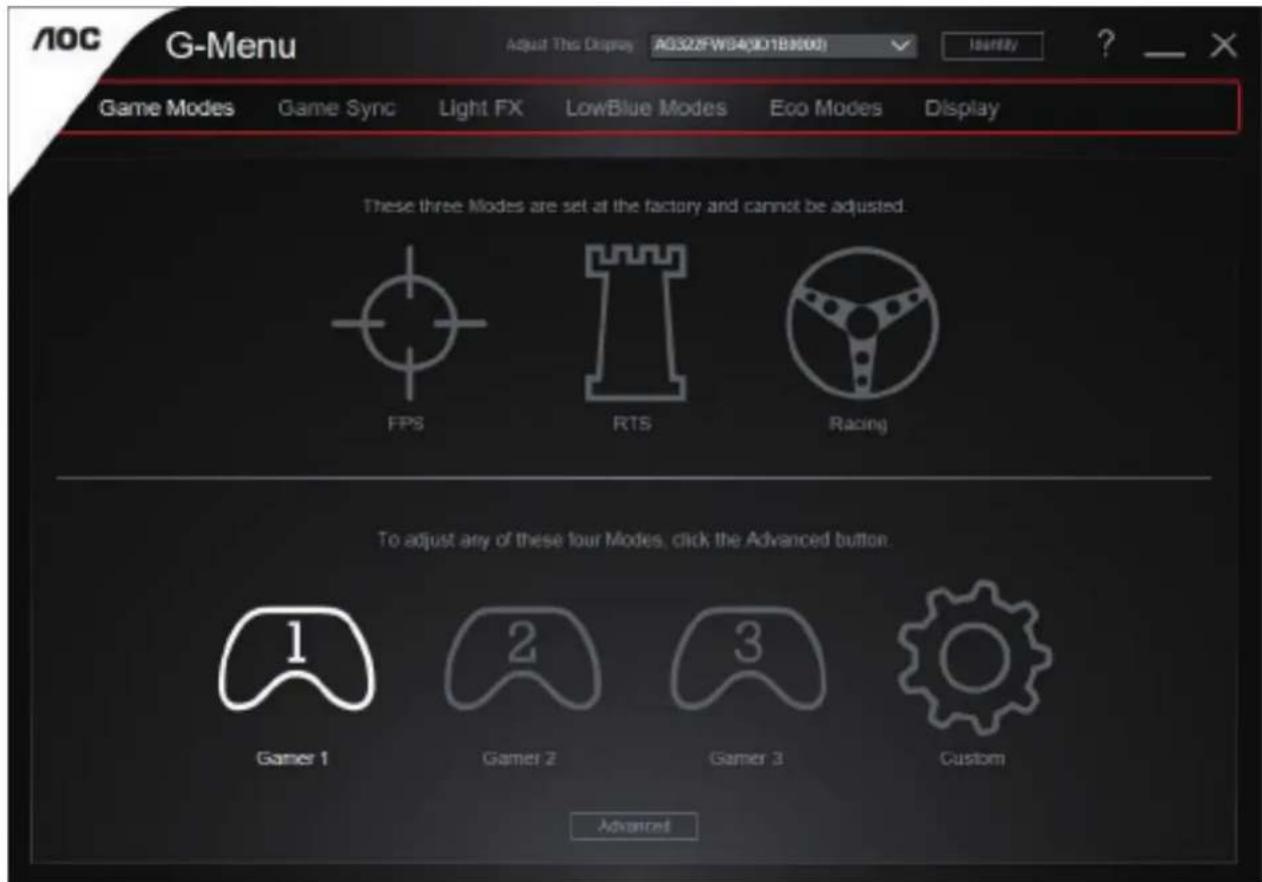 AOC Agon AG273QX - Bemærk: - 1