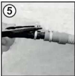 HOOVER GHLC H8A2DE-84 - Montera slangen så här: - 5