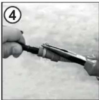 HOOVER GHLC H8A2DE-84 - Montera slangen så här: - 4