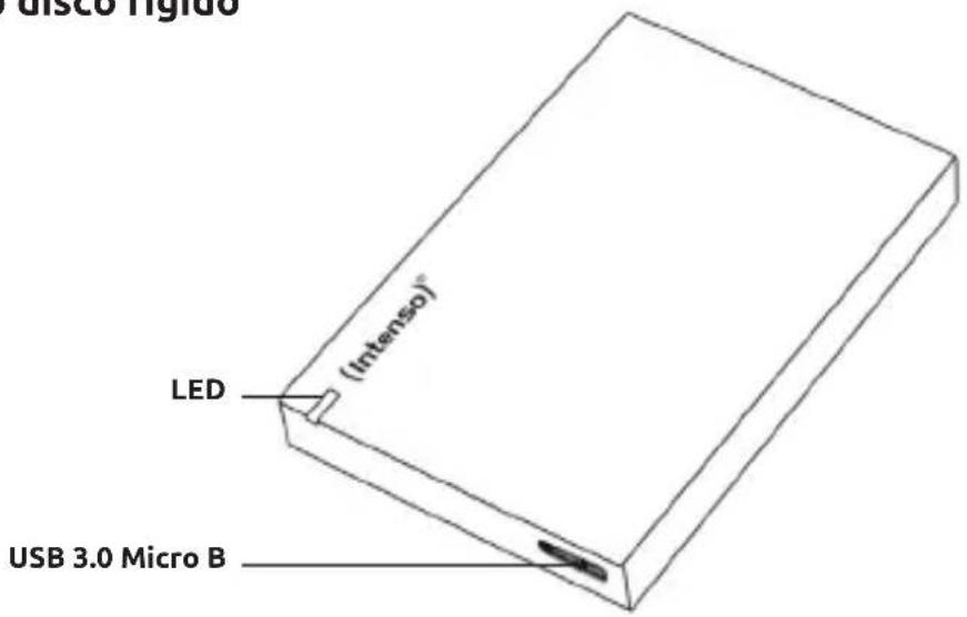 disco frigido (Intenso) LED USB 3.0 Micro B