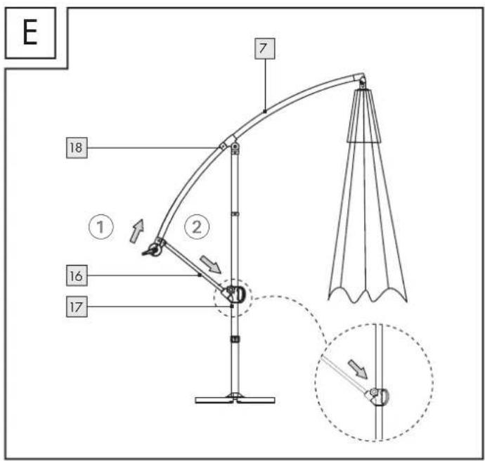 E 18 ① ② 16 17 7