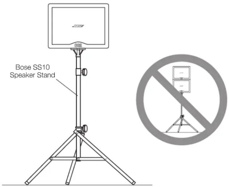802 Bose SS10 Speaker Stand