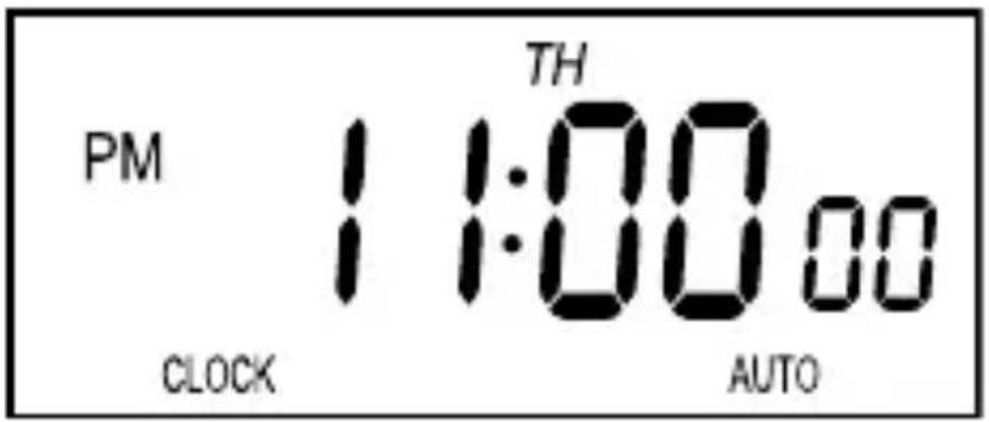 PM CLOCK TH 11:00 AUTO