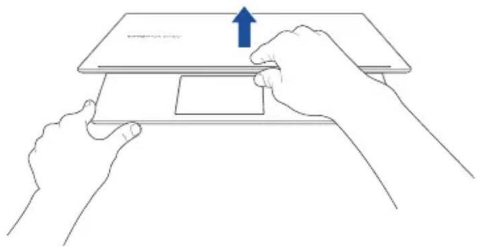 ASUS VivoBook S15 - Løft for at åbne displaypanelet - 1