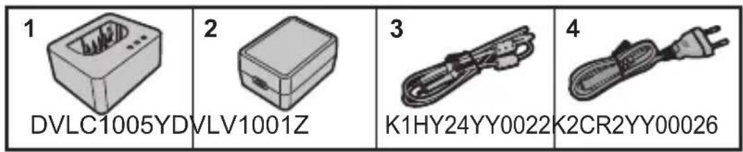 1 DVLC1005YDVLV1001Z 2 3 K1HY24YY0022 4 K2CR2YY00026