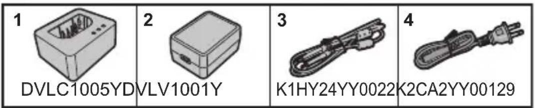1 DVLC1005YD 2 VLV1001Y 3 K1HY24YY0022 4 K2CA2YY00129