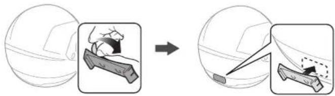 Sena 10R - Installing the Battery Pack - 2