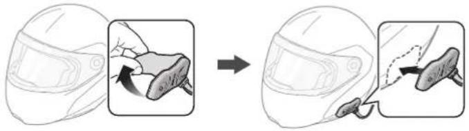 Sena 10R - Using the Double Sided Adhesive Tapes for Main Unit - 3