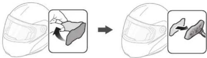 Sena 10R - Using the Double Sided Adhesive Tapes for Main Unit - 2