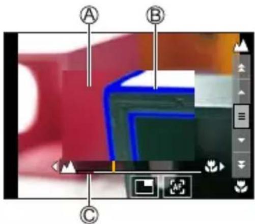 PANASONIC Lumix DC-G100 - Når du bruger et udskifteligt objektiv med fokusgreb - 2