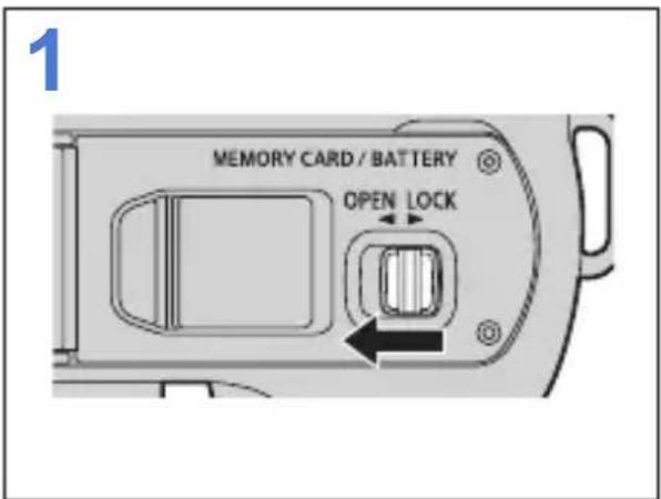 PANASONIC Lumix DC-G100 - Isætning af batteri - 1
