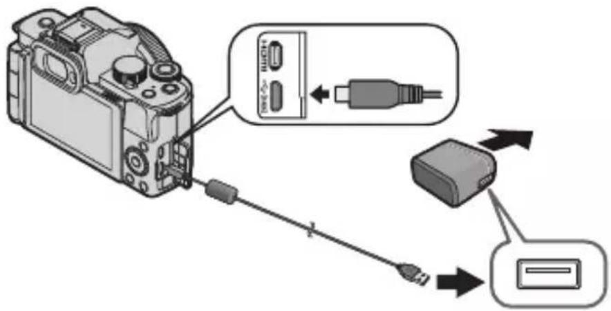 PANASONIC Lumix DC-G100 - Opladning af batteriet - 2