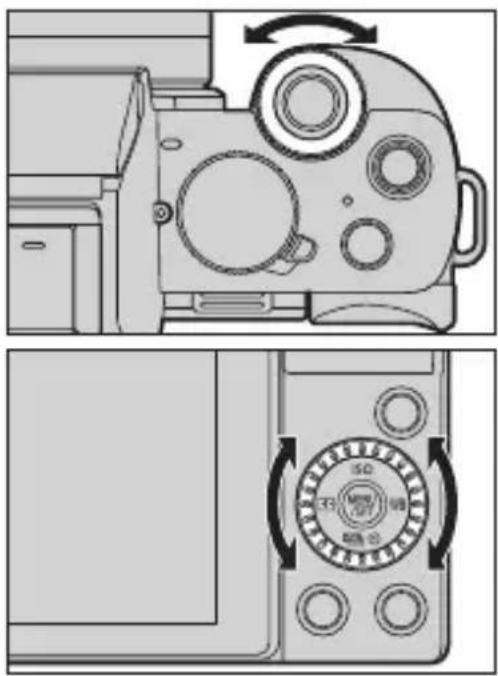 PANASONIC Lumix DC-G100 - Drej på funktionsdrejeknappen. - 3