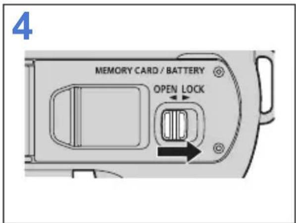 PANASONIC Lumix DC-G100 - Isætning af batteri - 4