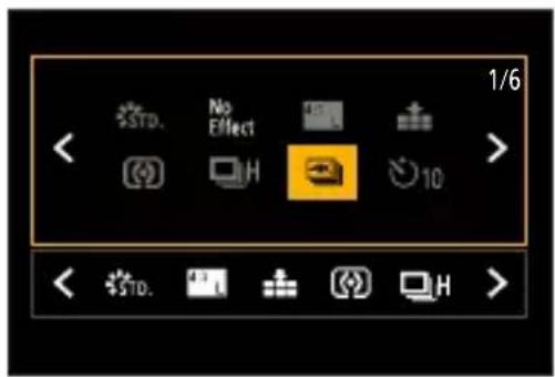 PANASONIC Lumix DC-G100 - Registrer menuelementer. - 1